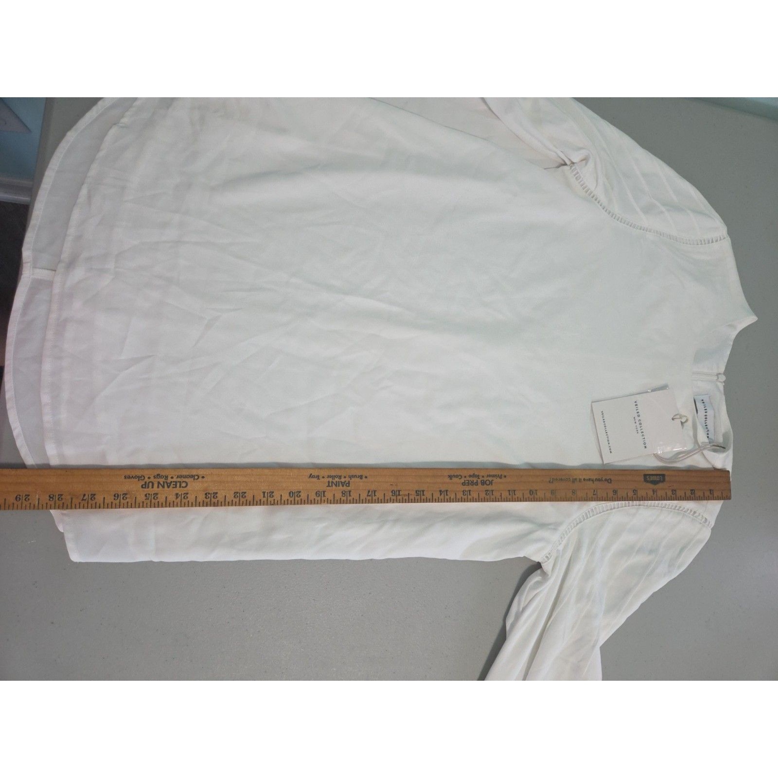Veiled Collection Maryam Top White Kimono Sleeve Small New With Tags — image 4 of 5